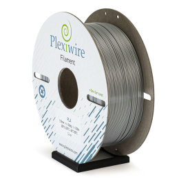 PLA filament Plexiwire 1,75mm Srebrny 0.9kg/300m